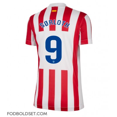 Atletico Madrid Alexander Sorloth #9 Hjemmebanetrøje Dame 2025-26 Kortærmet Atletico Madrid Alexander Sorloth #9 Hjemmebanetrøje Dame 2025-26 Kortærmet